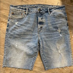 Mens American Eagle Outfitters Next Level Airflex Jean Shorts Jorts